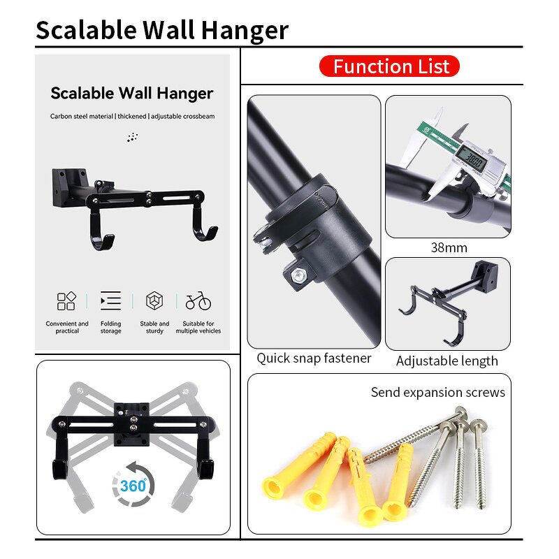 Bike Wall Mount Manufacturer - Foldable Space Saving Hanger Hook