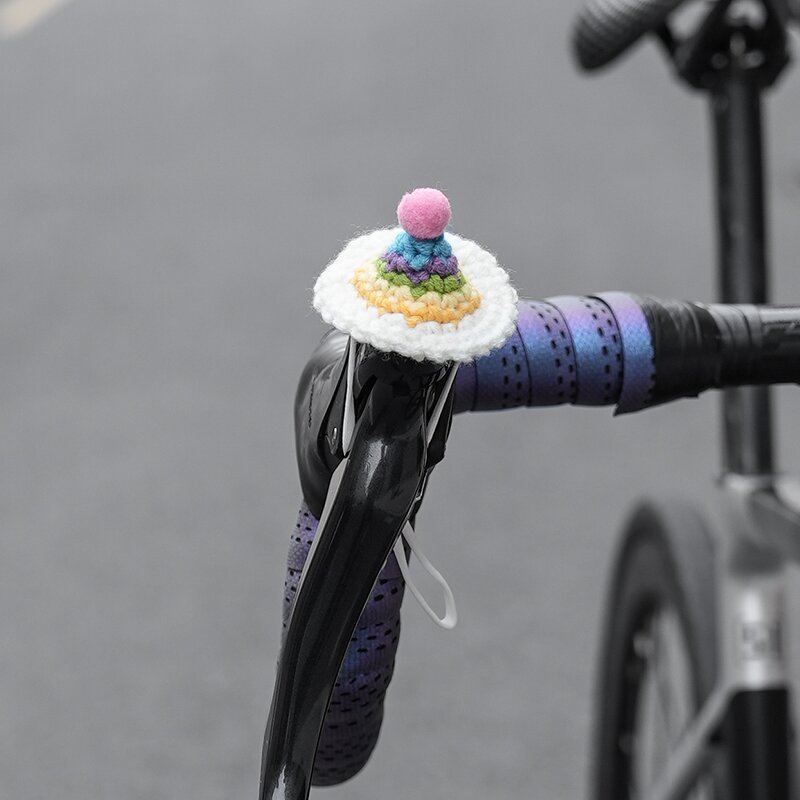 Bicycle Brake Handle Decoration Factory - Cute Woven Yarn Hat