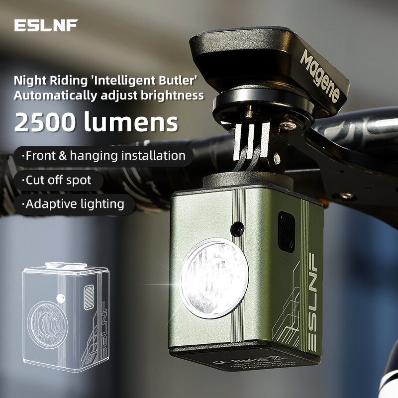 Bike Headlight Factory - 2500 Lumens Auto Sensing Alloy