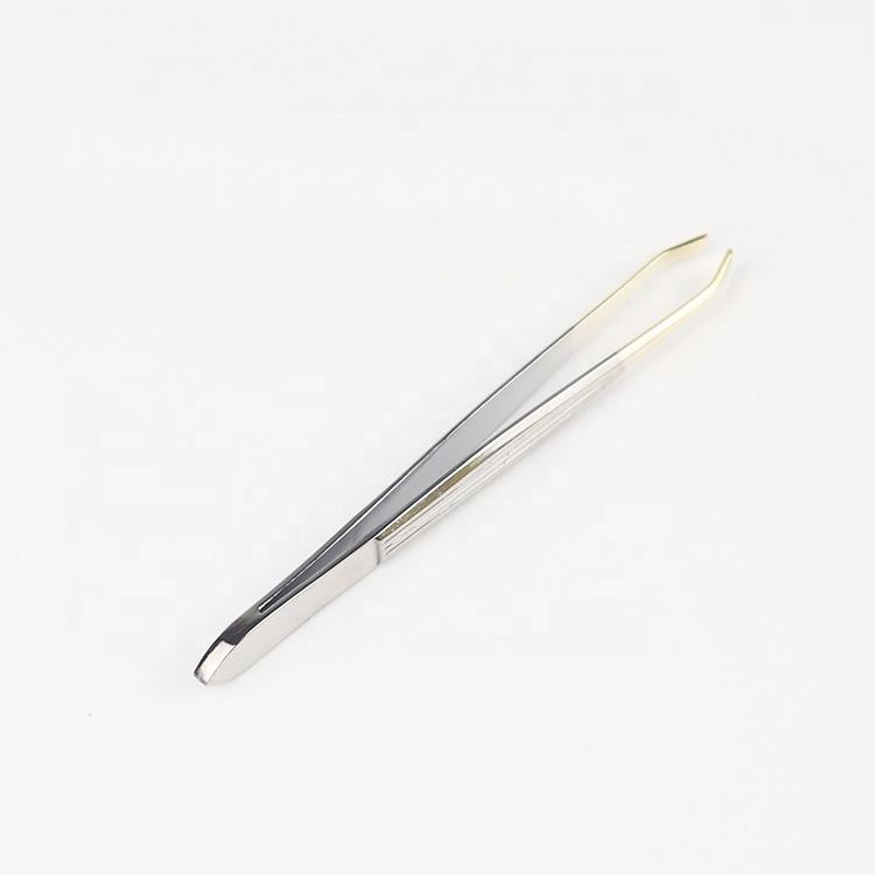 Eyebrow Tweezers Manufacturer - 430 Stainless Steel Gold Tail