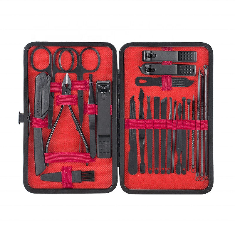 Manicure Set Factory - 24pcs Stainless Steel Travel Case