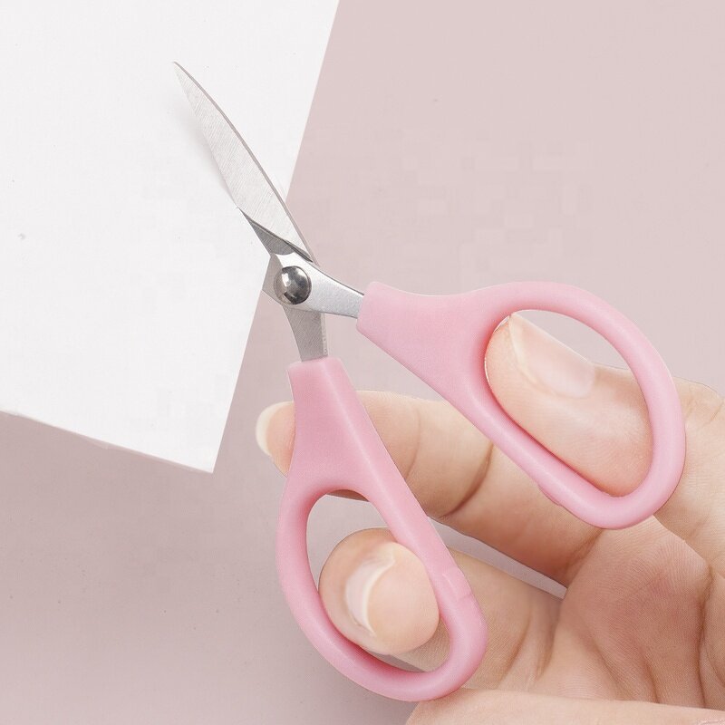 Sewing Scissors Supplier - Pink Stainless Steel Straight Blade