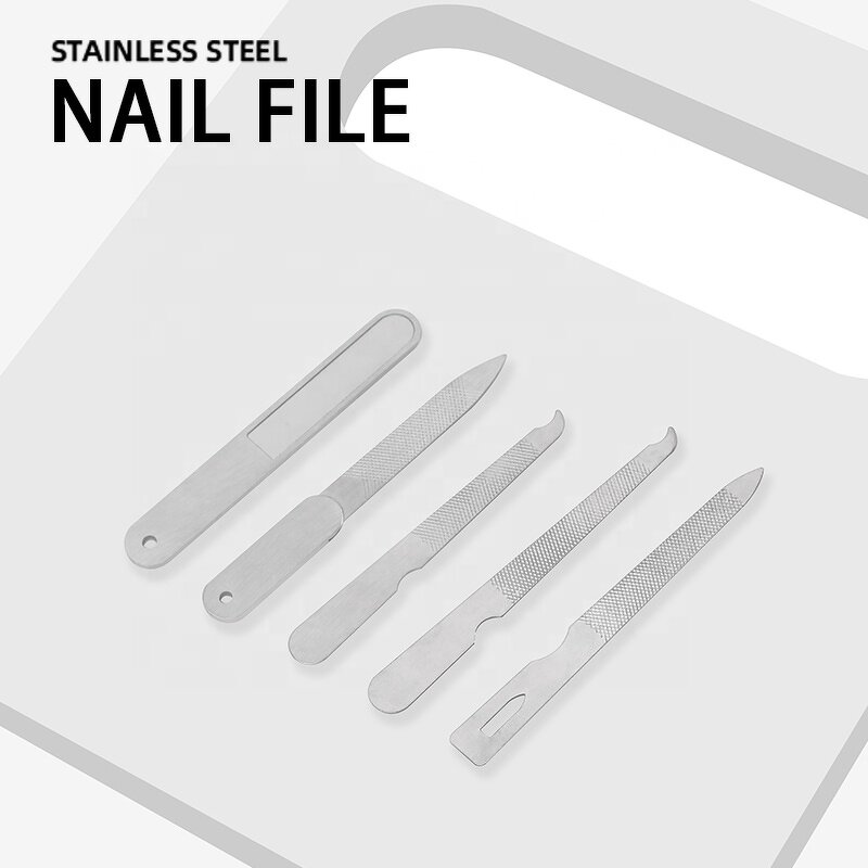 Metal Nail File Supplier - Double-Sided Buffer Pedicure