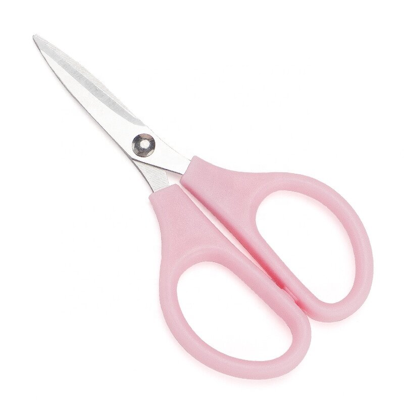 Sewing Scissors Supplier - Pink Stainless Steel Straight Blade