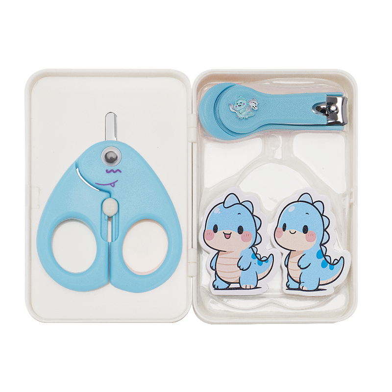 Baby Nail Clipper Kit Supplier - 4-Piece Portable Storage Case