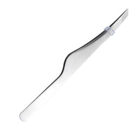 Eyebrow Tweezers Manufacturer - Custom Logo Black Slanted Tip