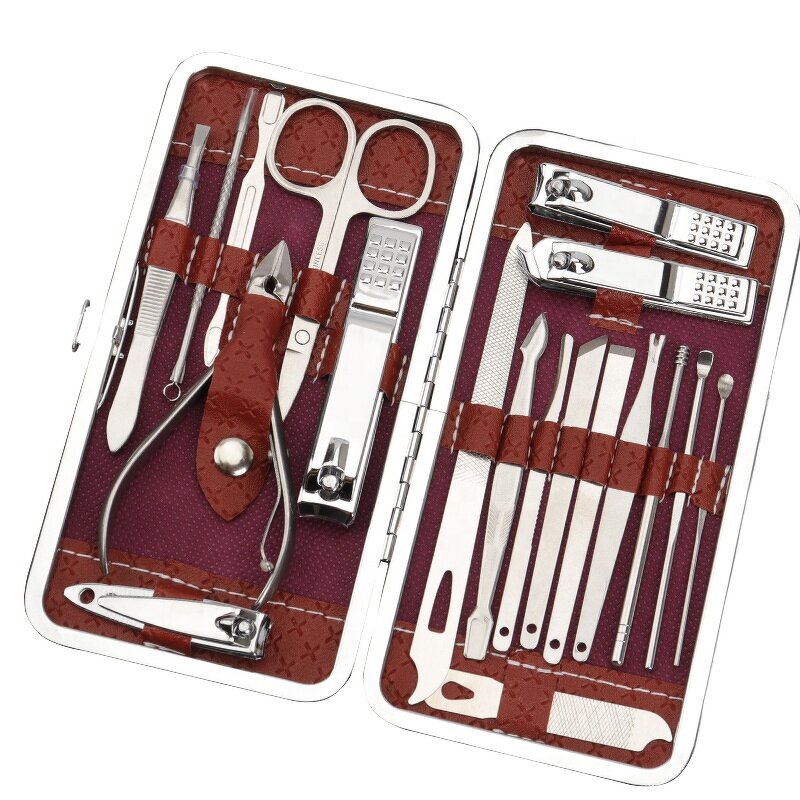 Manicure Set Manufacturer - 19 in 1 Stainless Steel Kit Wholesale