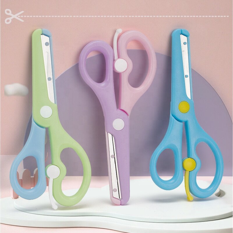 Kids Safety Scissors Supplier - Plastic Handle Blunt Tip