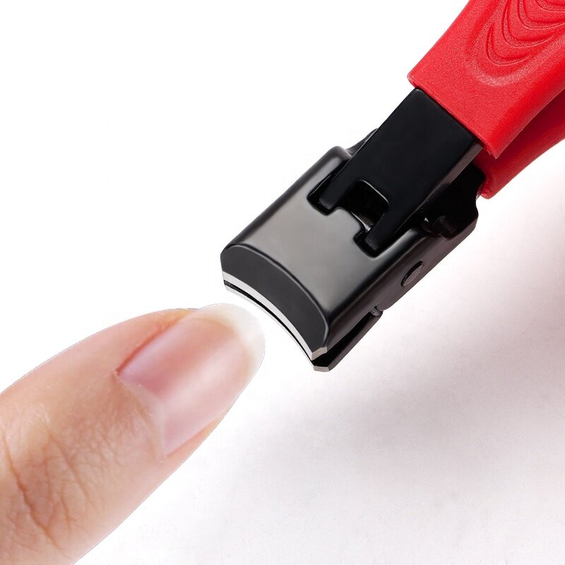 Nail Clippers Supplier - Black Custom Logo Anti-Splash Design