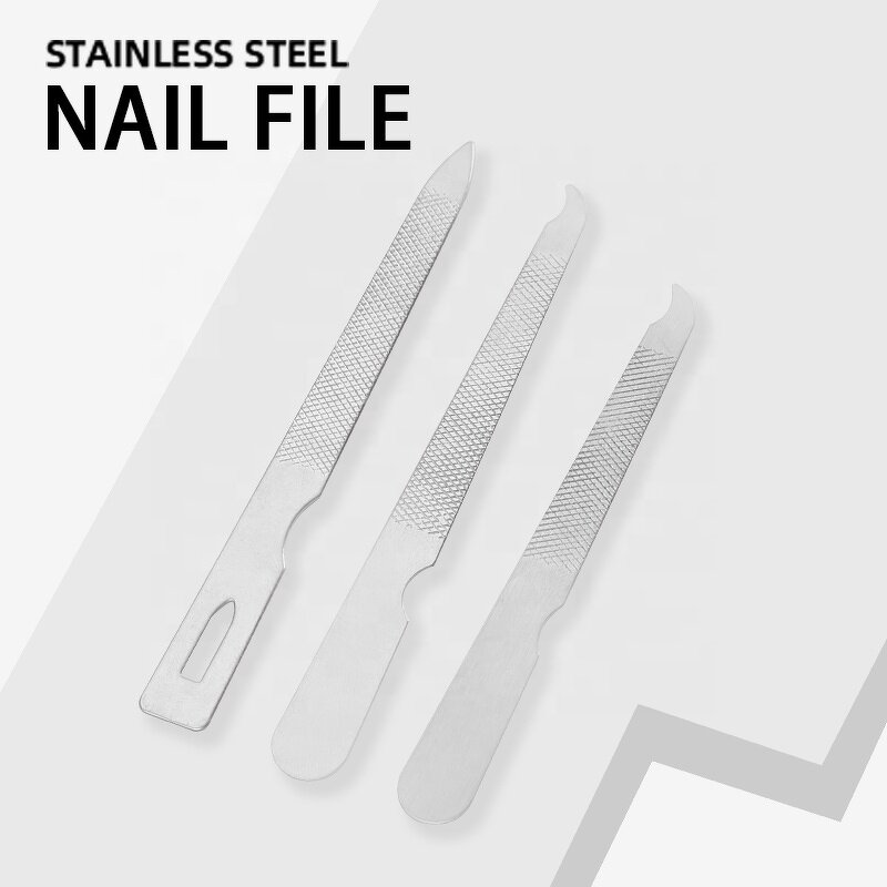 Metal Nail File Supplier - Double-Sided Buffer Pedicure