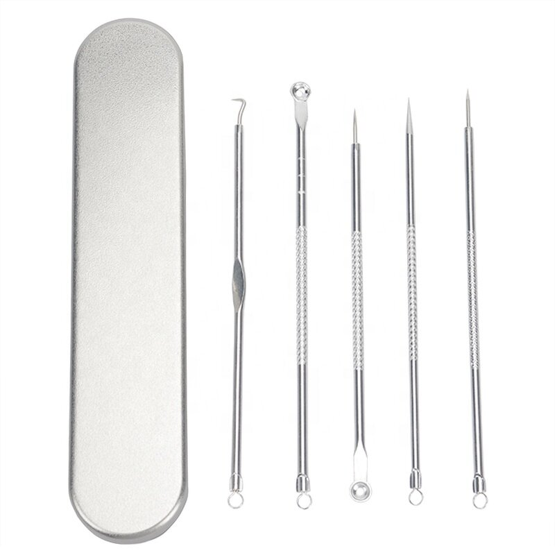 Blackhead Remover Kit Factory - 5pcs Professional Tool Set