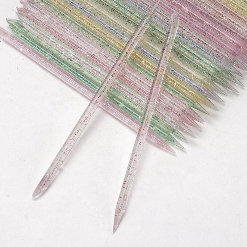 Nail Cuticle Pusher Supplier - 100pcs/Bag Double Head Cleaner