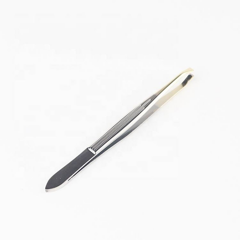 Eyebrow Tweezers Manufacturer - 430 Stainless Steel Gold Tail
