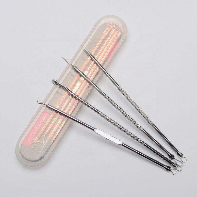 Comedone Remover Set Manufacturer - 4pcs Beauty Care Extractor