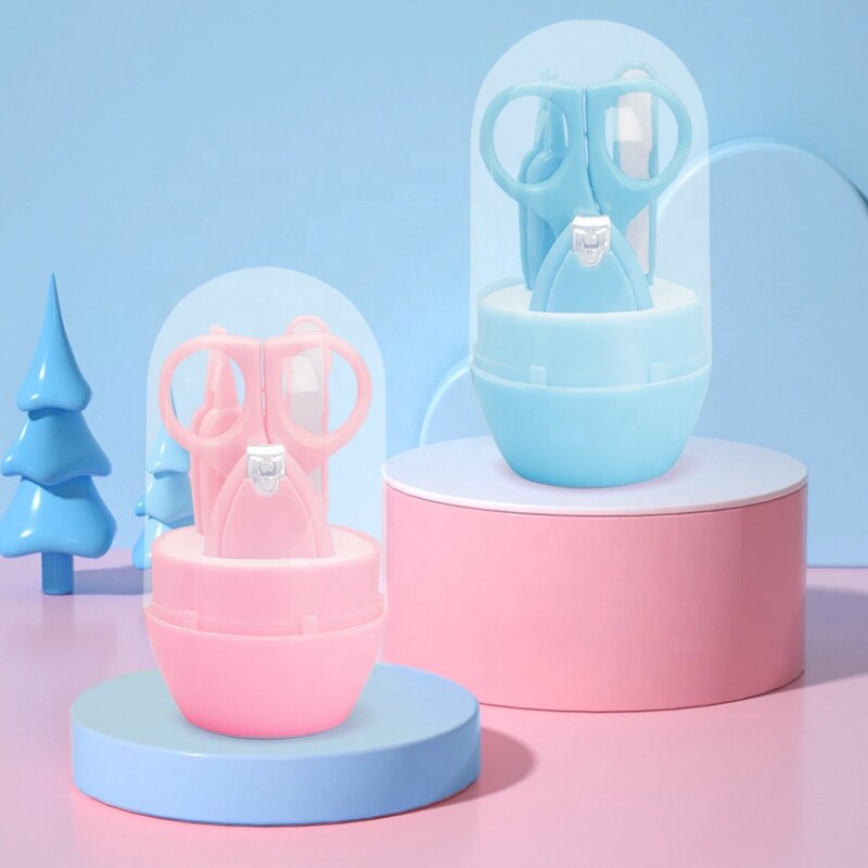 Baby Manicure Set Supplier - 4-Piece Stainless Steel Safety