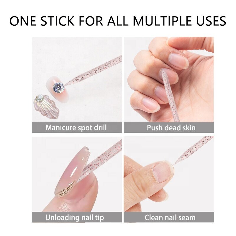 Nail Art Tools Factory - Portable 100PCS Double Head Stick