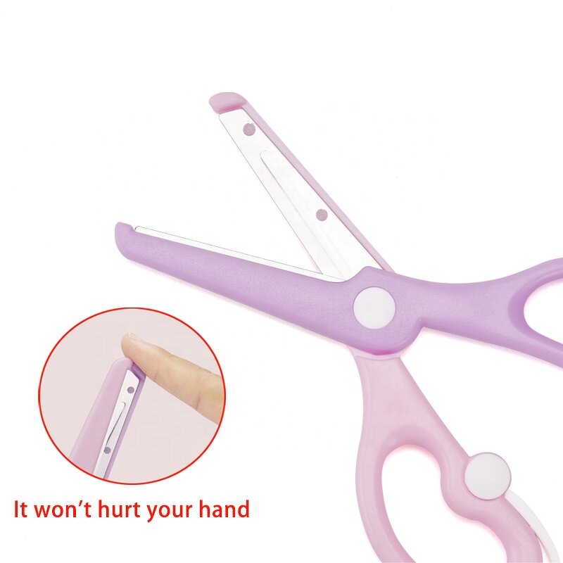 Kids Safety Scissors Supplier - Plastic Handle Blunt Tip