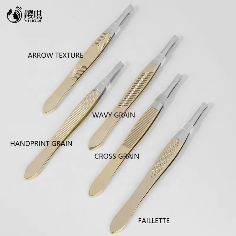 Eyelash Tweezers Factory - Custom Logo Slant Stainless Steel
