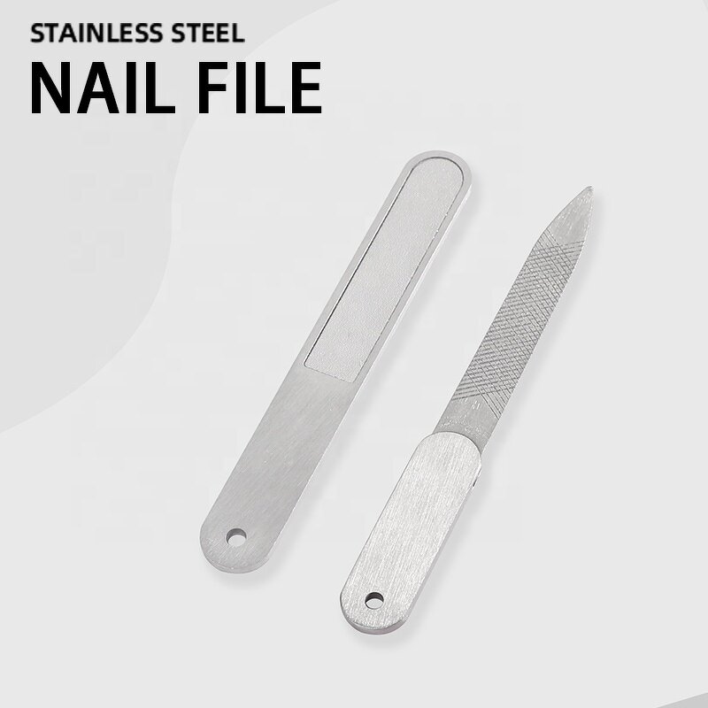 Metal Nail File Supplier - Double-Sided Buffer Pedicure