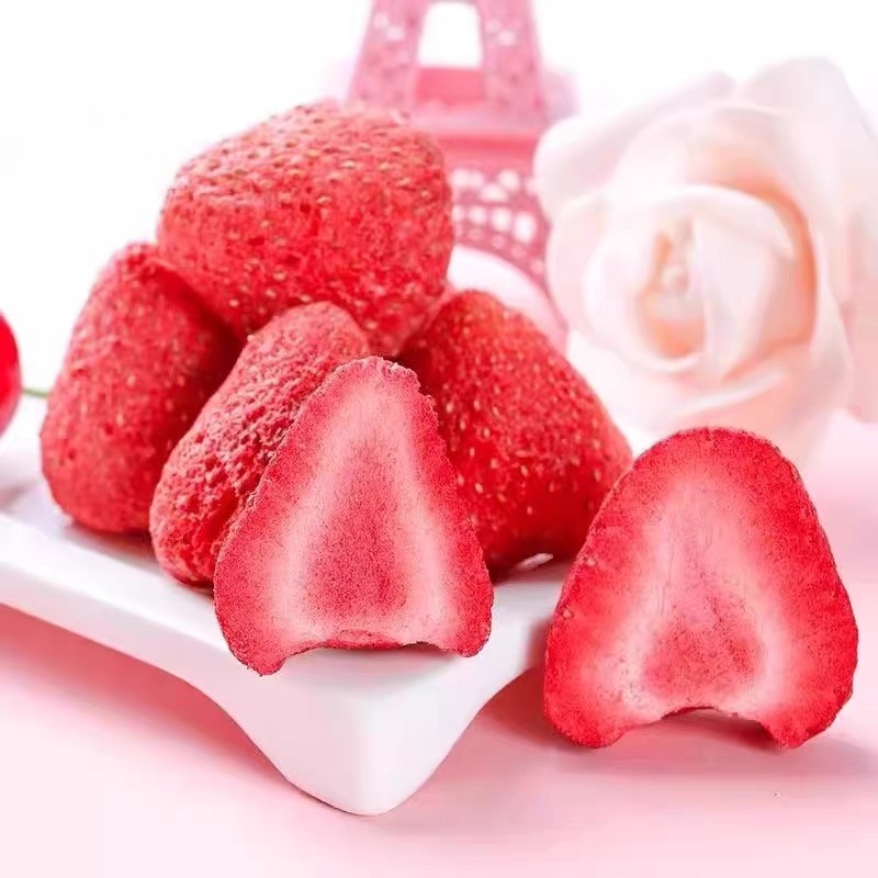 Freeze-dried Strawberries Factory - OEM GMO-free Candied Fruit