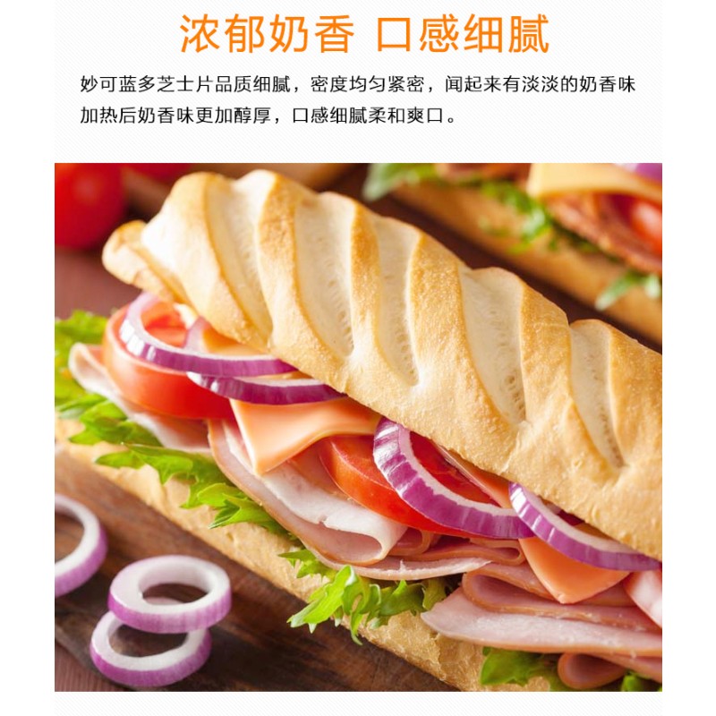 Cheddar Cheese Slices Factory - Bulk Commercial Sandwich Burger