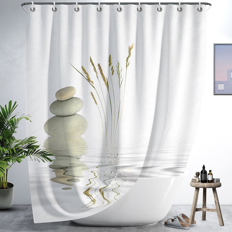 Shower Curtain Factory - OEM Marine Animal Digital Printing Bathroom