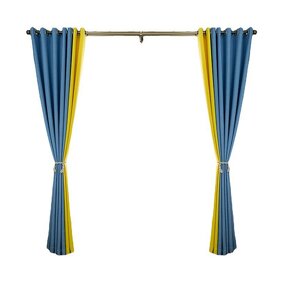 Flame Retardant Curtains Manufacturer - OEM Plain Fabric Splicing Custom