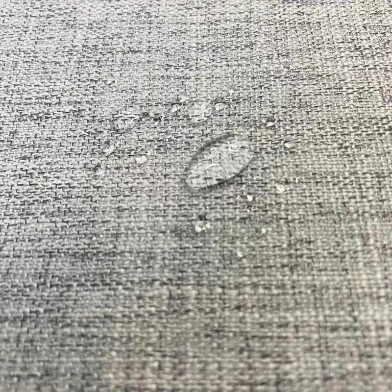 Blackout Lined Fabric Manufacturer - OEM 340gsm Polyester Curtain Fabric