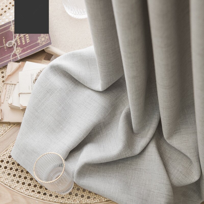 Blackout Linen Curtains Manufacturer - OEM Free Machining Custom Size