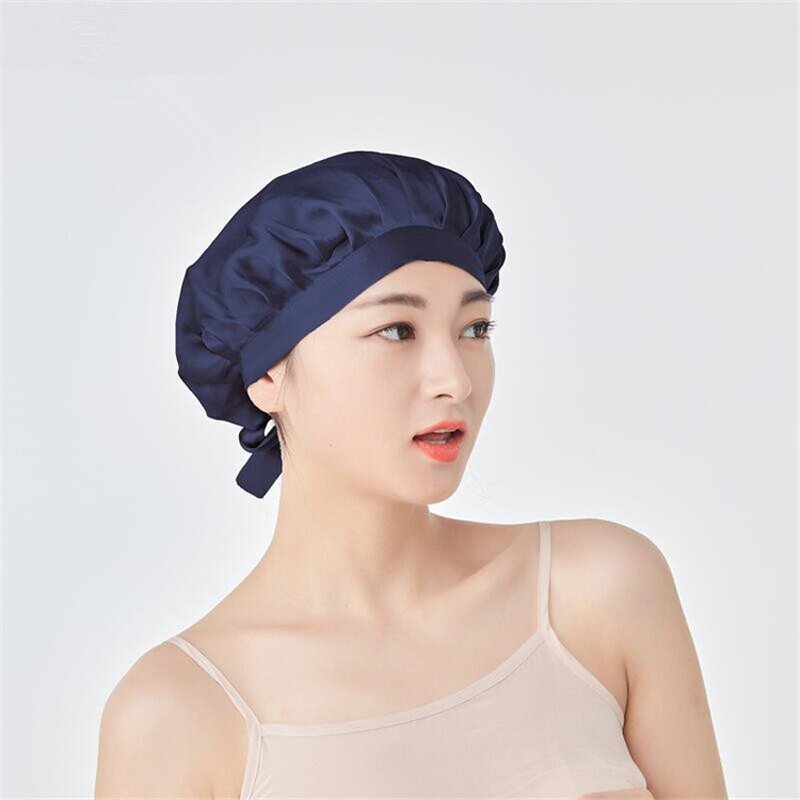 Silk Bonnet Factory - OEM Women Luxury Elastic Hair Care Sleeping Hat