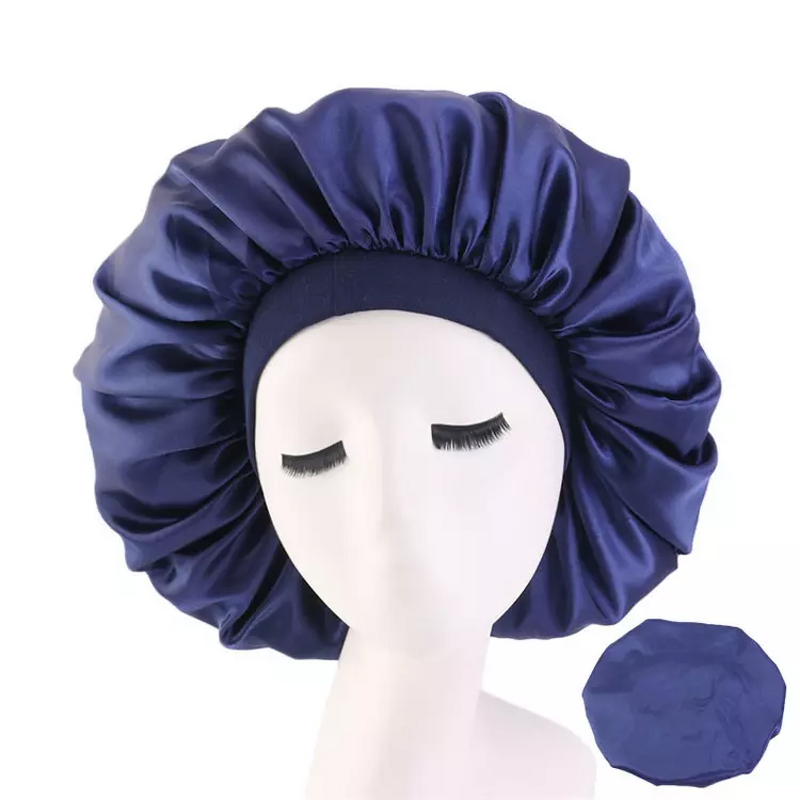 Hair Wrap Cap Manufacturer - OEM Breathable Polyester Salon Bonnet Custom
