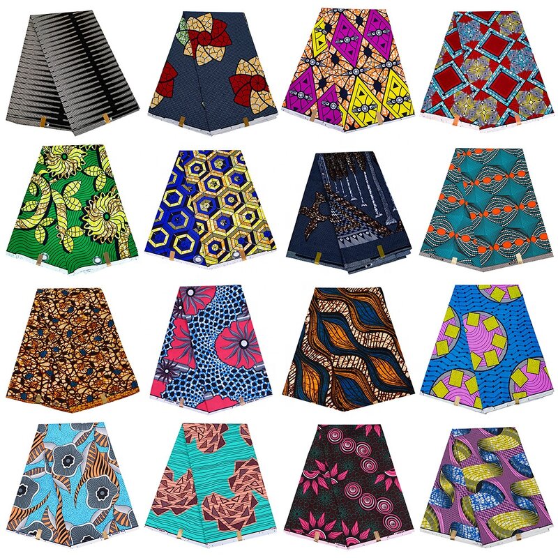 Africa Wax Fabric Manufacturer - OEM 100% Polyester Printed Double