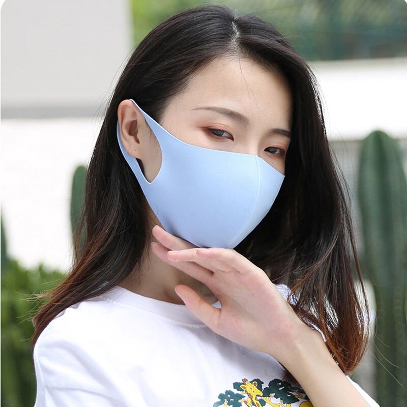Reusable Face Mask Manufacturer - OEM Summer Thin Breathable Ice Silk
