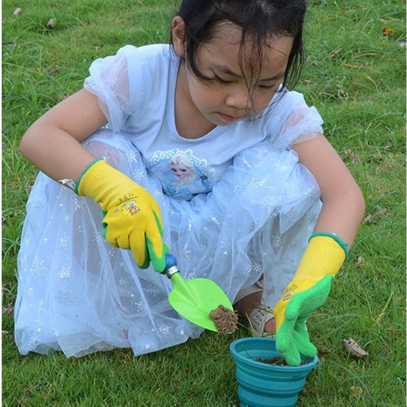 Kids Gardening Gloves Factory - OEM Latex Free Coated Yard Work Safety