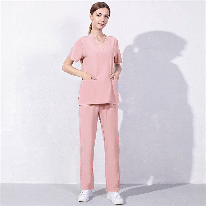 Nursing Scrubs Factory - OEM Women's V-neck Hospital Uniform Sets