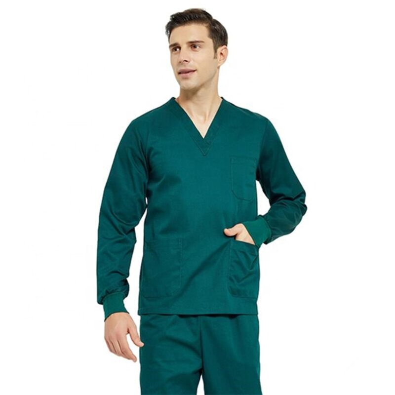 Cotton Scrubs Manufacturer - OEM 100% Nursing Uniform Custom Logo Sets