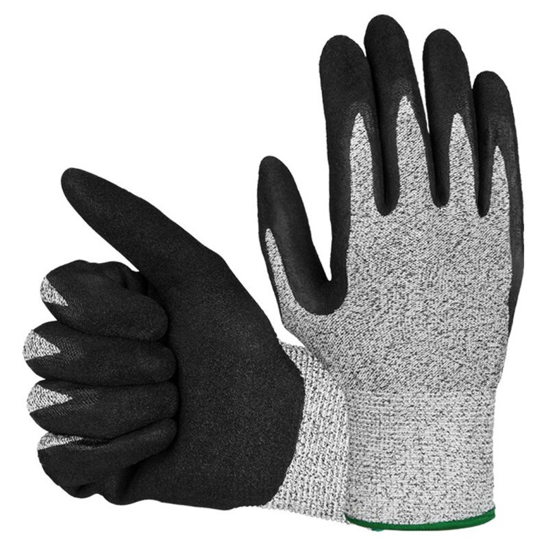 Cut Resistant Gloves Manufacturer - OEM Level 5 HPPE Foam Nitrile Coated