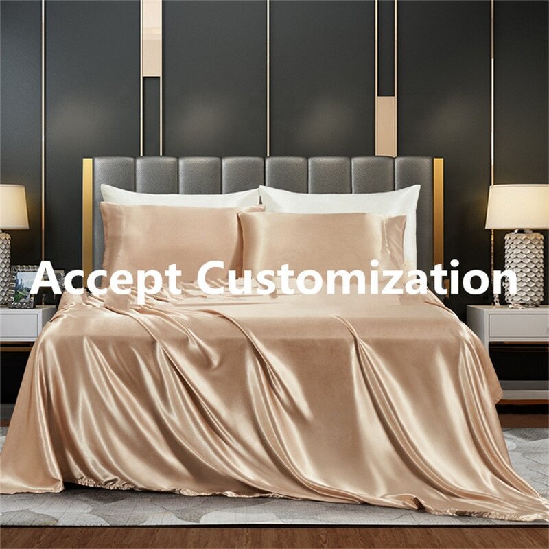 Satin Sheet Set Factory - OEM 100% Polyester Hotel Bedding Sets