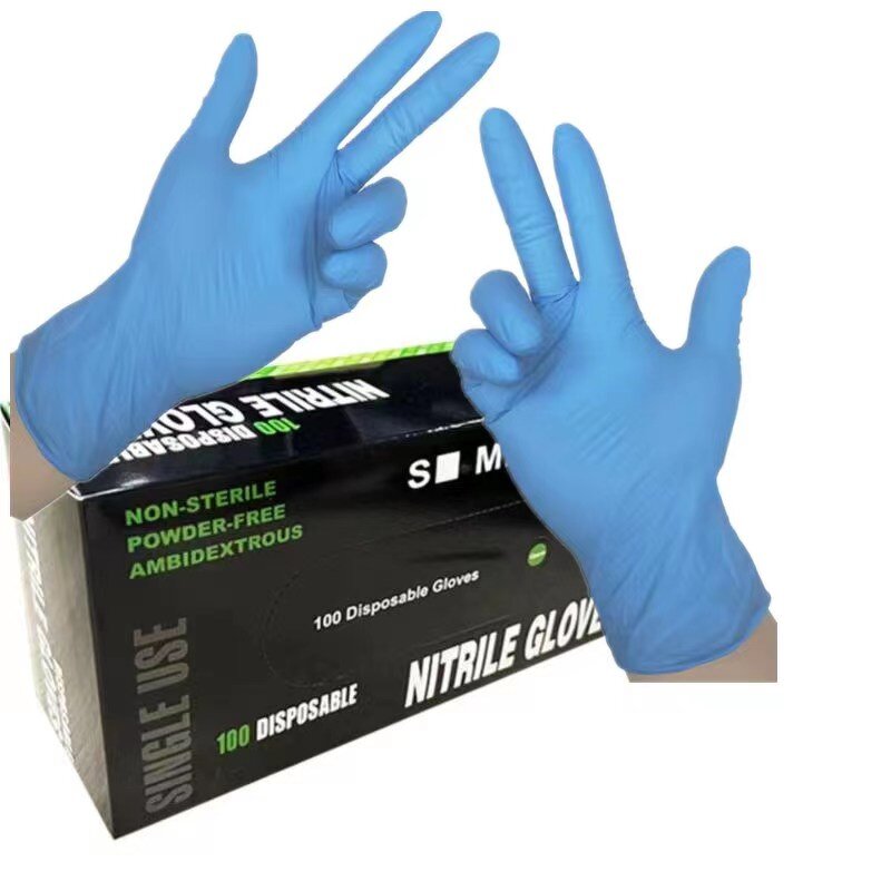 Powder Free Nitrile Gloves Factory - OEM Custom Logo Salon Tattoo Glove
