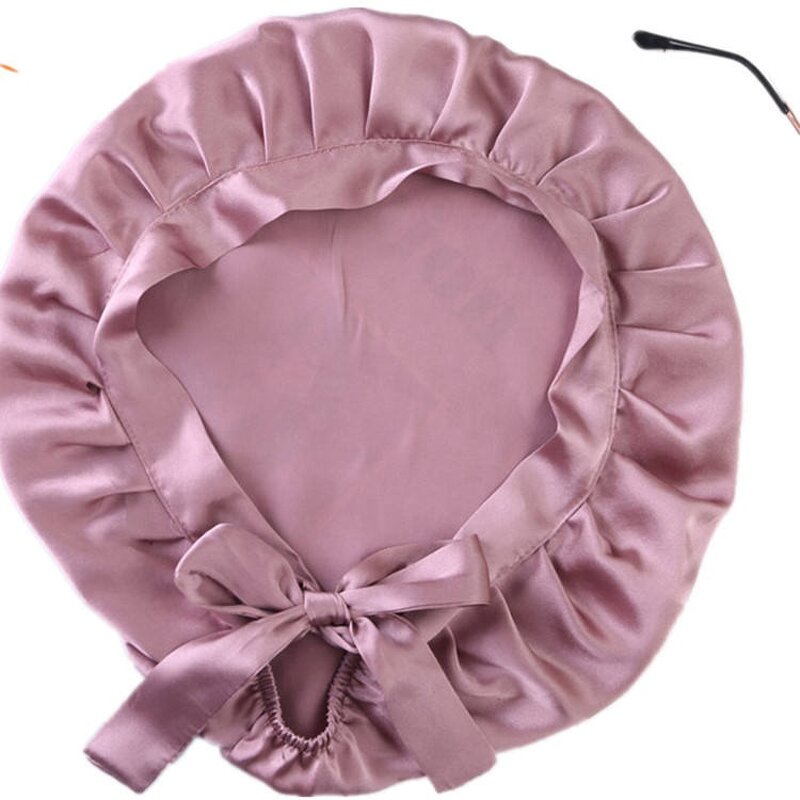 Silk Bonnet Factory - OEM Women Luxury Elastic Hair Care Sleeping Hat