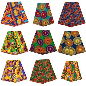 Ankara Fabric Factory - OEM 100% Cotton Ethic Wax Printed Double