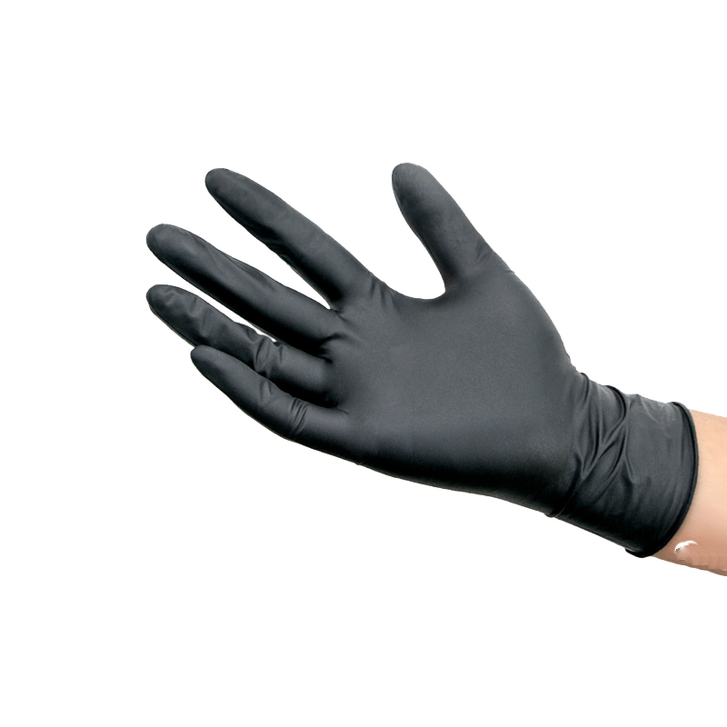 Black Nitrile Gloves Manufacturer - OEM 6mil 9 Inches Thick Work Glove