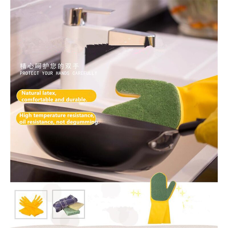 Cleaning Gloves Manufacturer - OEM Household Kitchen Window Wash Glove