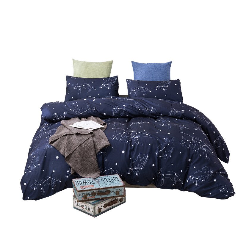 Bedding Set Manufacturer - OEM Star Printing Microfiber Comforter Cover
