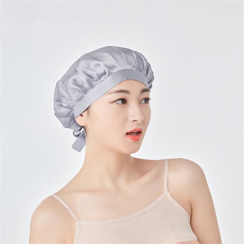 Silk Bonnet Factory - OEM Women Luxury Elastic Hair Care Sleeping Hat