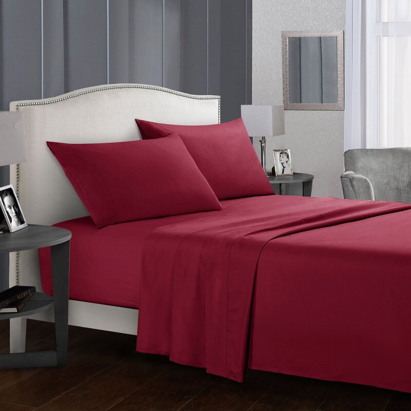 Bedding Sheets Factory - OEM Luxury Soft Deep Pockets 4 Piece Set