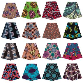 Batik Cloth Manufacturer - OEM 100% Cotton African Wax Fabric Double
