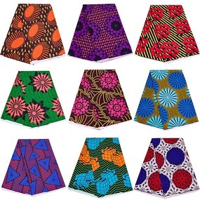 Africa Wax Fabric Manufacturer - OEM 100% Polyester Printed Double