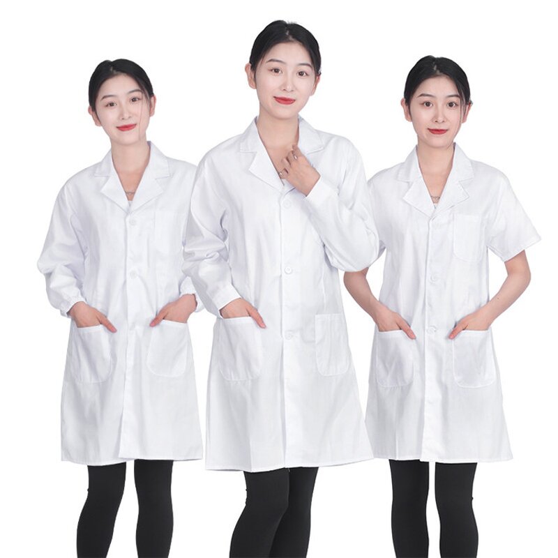 Lab Coat Manufacturer - OEM Custom Logo Long Sleeve Doctor Nurse Uniform