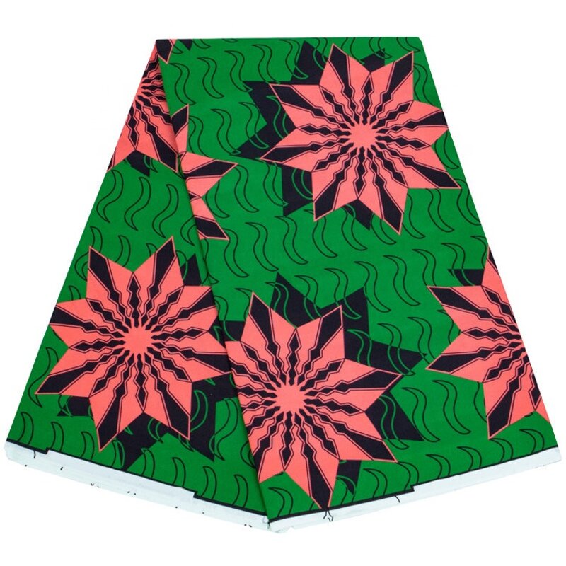 African Wax Fabric Manufacturer - OEM 100% Polyester Batik Printing Cloth
